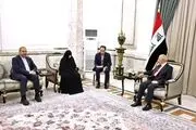 دیدار جمیله علم الهدی با رئیس جمهور عراق