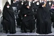 دختر امام در دیدار امروز رهبری+عکس