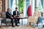 دیدار وزیر امور خارجه با امیر قطر