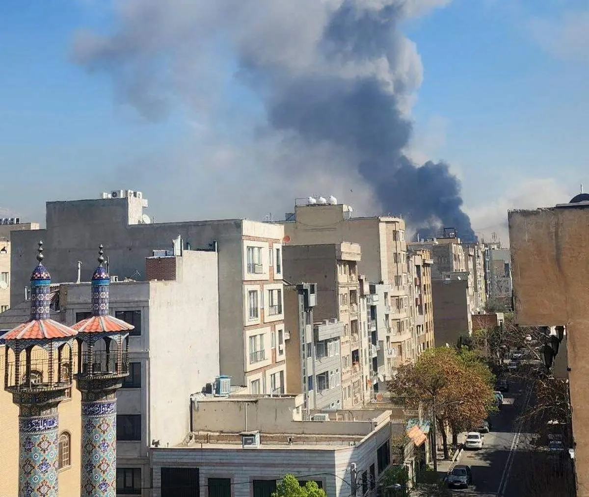  حمله جنگنده ها به تهران/ اولین تصاویر