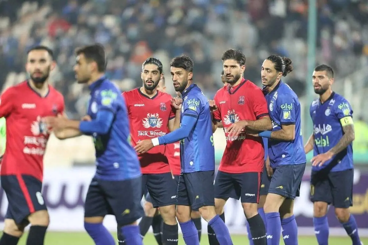 استقلال صفر-نساجی‌صفر/ توقف آبی‌ها در حضور تماشاگران