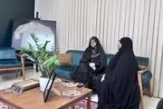 دختر رئیس جمهور به منزل شهید حاجی زاده رفت 
