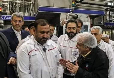 بازدید دادستان تهران از شرکت ملی صنایع شیر پگاه