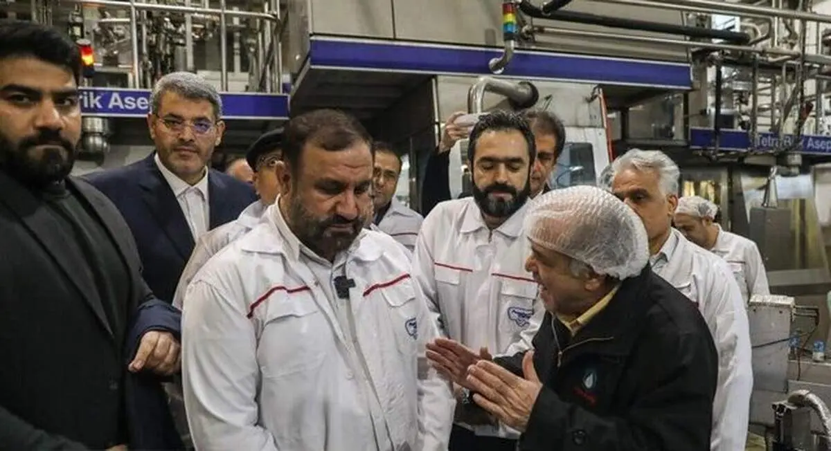 بازدید دادستان تهران از شرکت ملی صنایع شیر پگاه