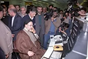 ژست متفاوت سیدمحمد خاتمی سوژه عکاسان شد + ببینید 