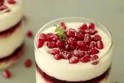 تیرامیسو انار؛ دسر راحت و خوشرنگ و لعاب برای مهمانی شب یلدا

