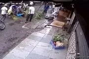 درخت روی سر مجری زن بخت برگشته سقوط کرد +عکس