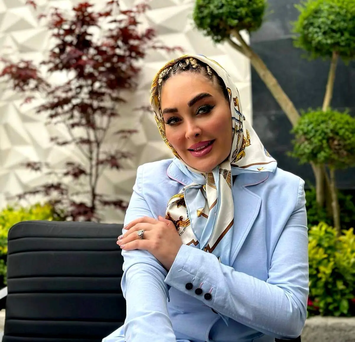 الهام حمیدی با استایل عجیب / عکس