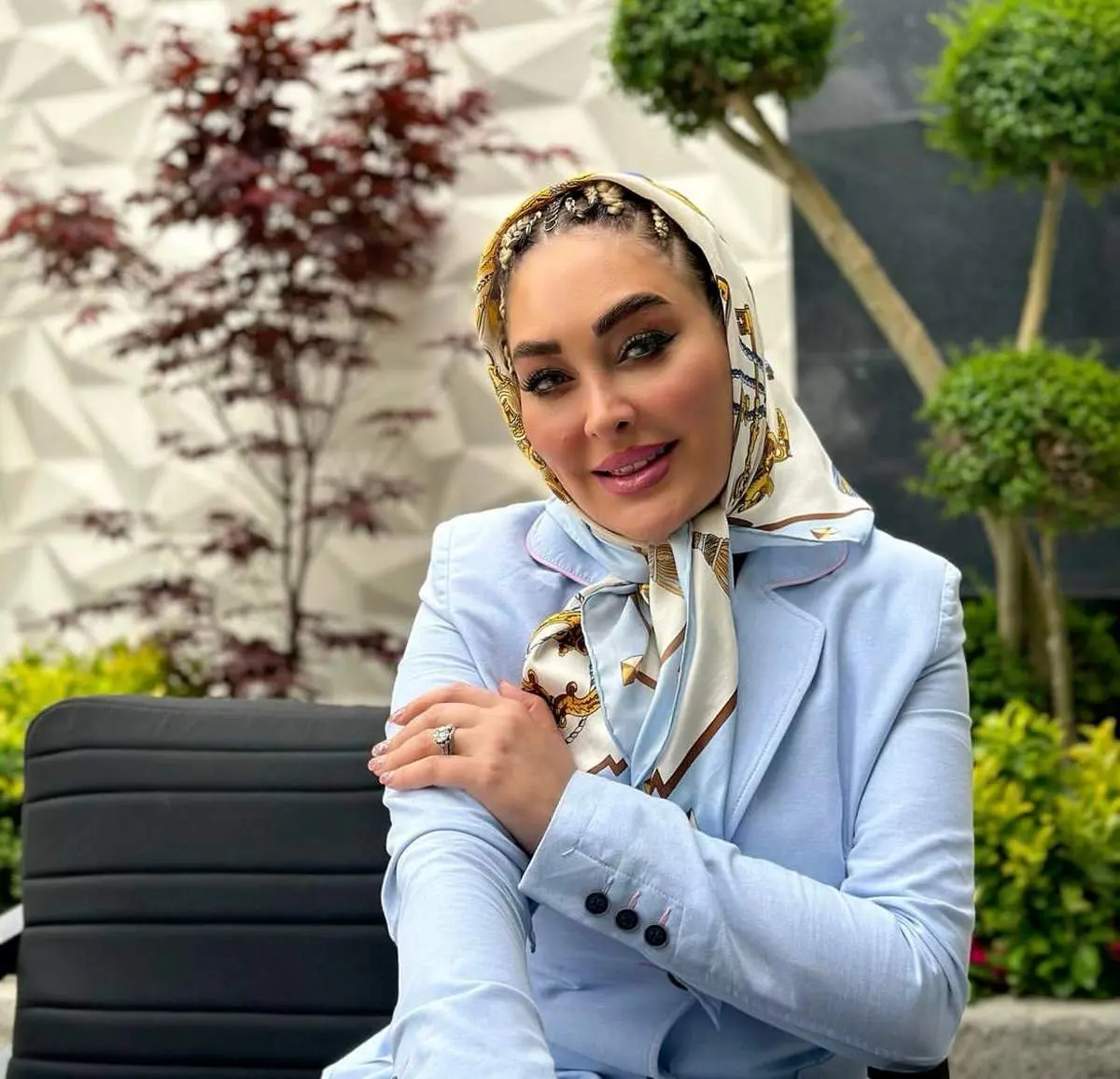 الهام حمیدی با استایل عجیب / عکس