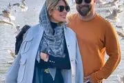 عاشقانه‌ بابک جهانبخش و همسرش/ عکس