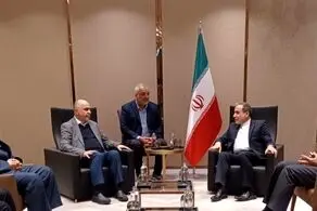 دیدار رئیس شورای حماس با عراقچی 