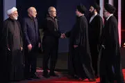 ادای احترام مقامات کشورهای خارجی به پیکر رهبر شهید ایران
