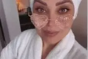  صبا راد با استایل منشوری اِبرو گوندش در تهران!/ تصاویر