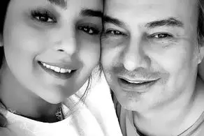  پیمان قاسم خانی عزادار شد/ عکس