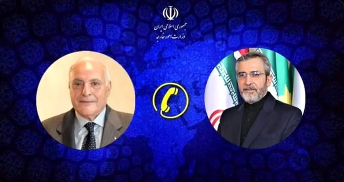 رایزنی تلفنی باقری کنی با نخست‌وزیر قطر