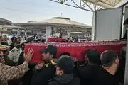 ورود پیکر مطهر شهدای حمله آمریکایی-سعودی به کشور + عکس 