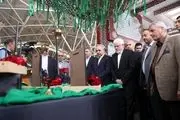 ادای احترام عارف به شهید آیت‌الله سید محمدعلی آل هاشم و شهدای ۸ سال دفاع مقدس 