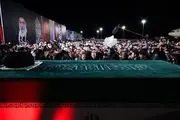 آیین رسمی استقبال از پیکر مطهر رهبر شهید در عراق برگزار شد