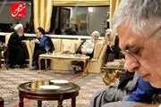 دیدار چهره‌های روحانی و سیاسی در منزل کرباسچی 
