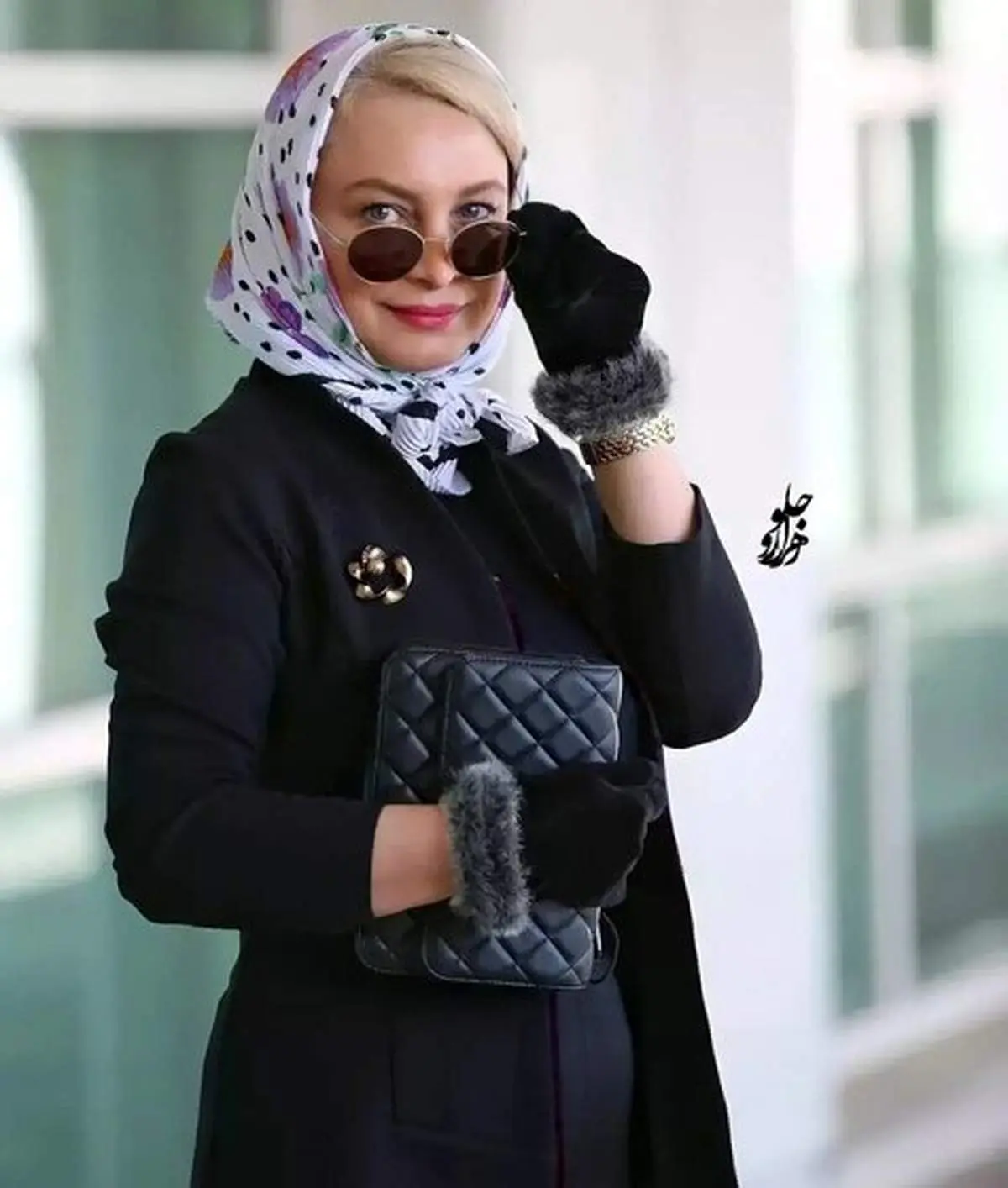 چهره پیر شده مریم کاویانی در عید/ عکس