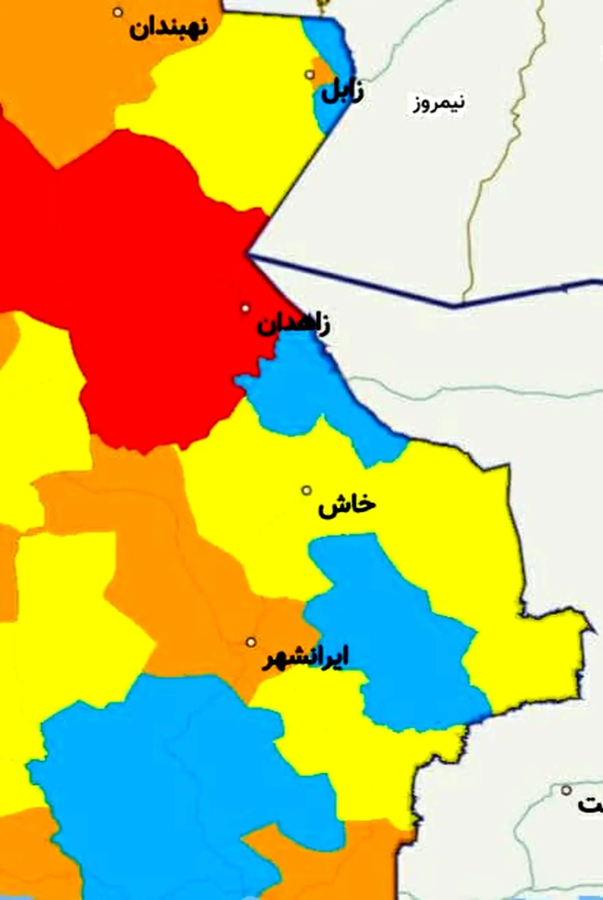تنها شهرهای آبی کرونایی کشور تا 18 فروردین 1400