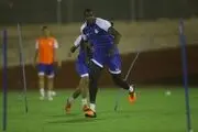 شیخ دیاباته سرحال و آماده به لیگ قهرمانان آسیا رسید