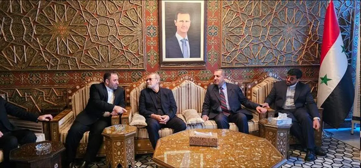 علی لاریجانی وارد دمشق شد