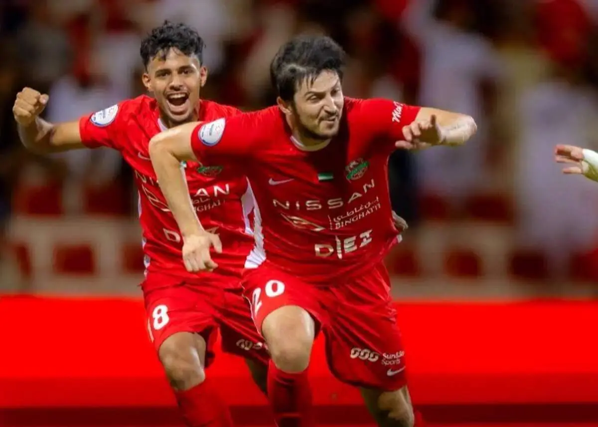 لحظه شادی سردار آزمون پس از گلزنی اش وایرال شد + فیلم
