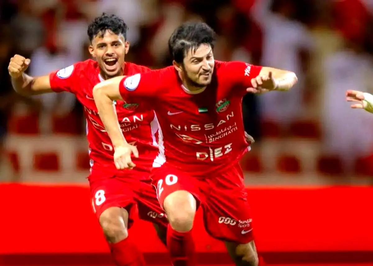 لحظه شادی سردار آزمون پس از گلزنی اش وایرال شد + فیلم