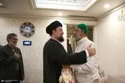 عیادت سید حسن خمینی از سیدمحمود علوی