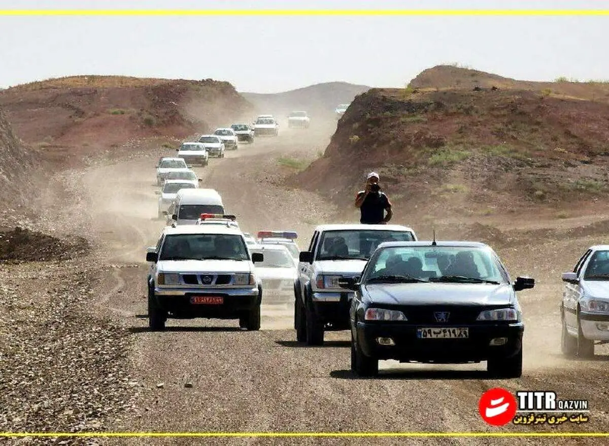 اینجا هالیوود نیست| اسکورت سنگین استاندار قزوین برای بازدید از یک طرح! + ببینید 