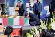 مراسم تشییع پیکر دو مستشار ایرانی در میدان امام حسین (ع)+عکس