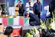 مراسم تشییع پیکر دو مستشار ایرانی در میدان امام حسین (ع)+عکس