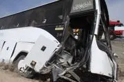 حادثه هولناک برای اتوبوس مسافربری در جاده امام رضا(ع)/ تعداد جان باختگان و مصدومان