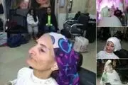 این پیرزن خودش را عروس کرد+عکس