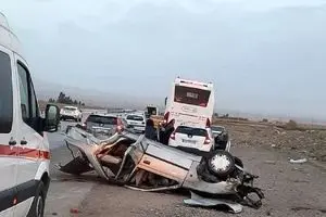اسامی ۵۷ مصدوم تصادف اتوبوس زائران اعلام شد
