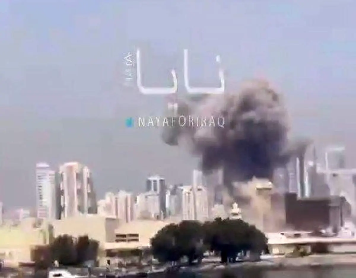 حمله موشکی ایران به مرکز خدمات ناوگان پنجم ایالات متحده در بحرین