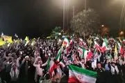 مردم تهران در خیابان فلسطین تجمع کردند 