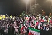 مردم تهران در خیابان فلسطین تجمع کردند 