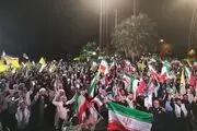 مردم تهران در خیابان فلسطین تجمع کردند 