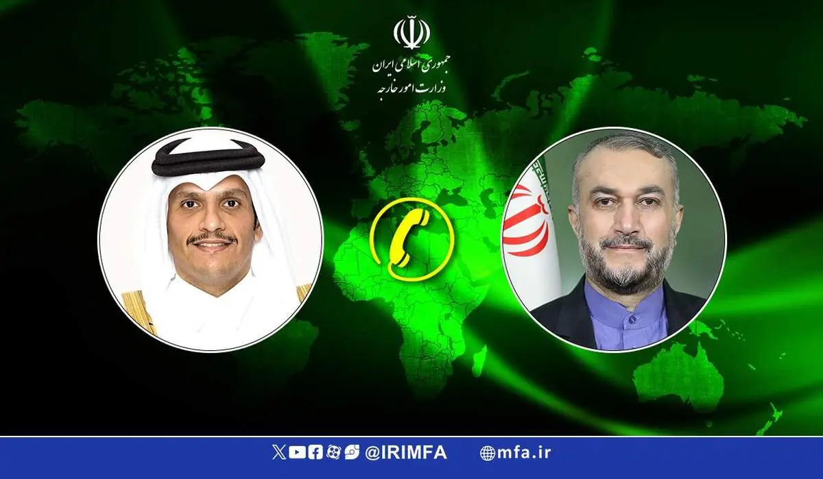 رایزنی وزرای خارجه ایران و قطر 
