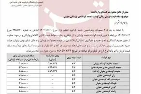 قیمت انواع گوشت تنظیم بازاری گوساله اعلام شد