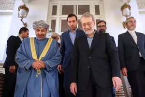 وزیر کشور عمان با لاریجانی دیدار کرد
