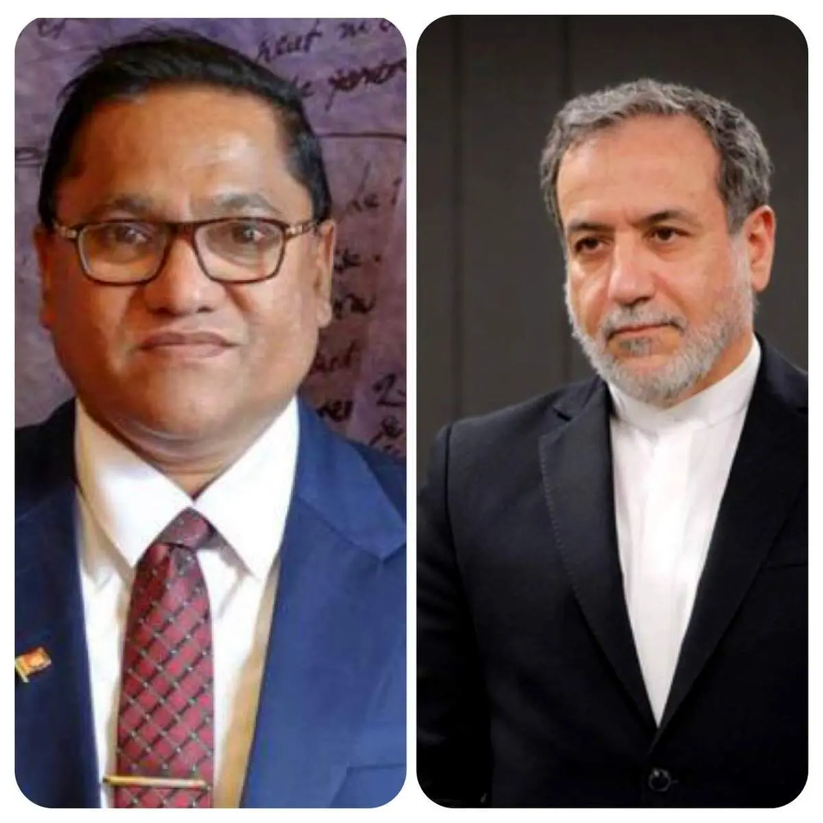 پیام عراقچى به وزیر خارجه سریلانکا