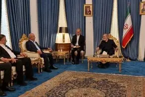 دیدار دبیر شورای عالی امنیت ملی کشورمان با معاون دبیرکل جبهه مردمی آزادی فلسطین 