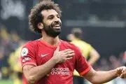 محمد صلاح همسرش را در ورزشگاه سکته داد + عکس