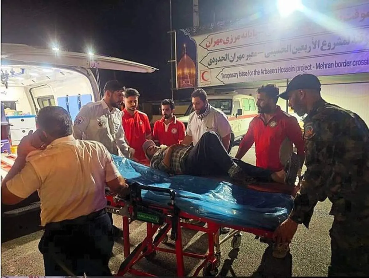 انتقال ۱۵ زائر حادثه&zwnj;دیده از عراق به مرز مهران