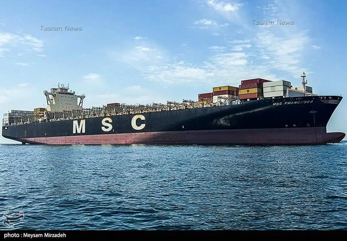 دو کشتی کانتینری غول‌پیکر تحت کنترل سپاه پاسداران هستند + عکس