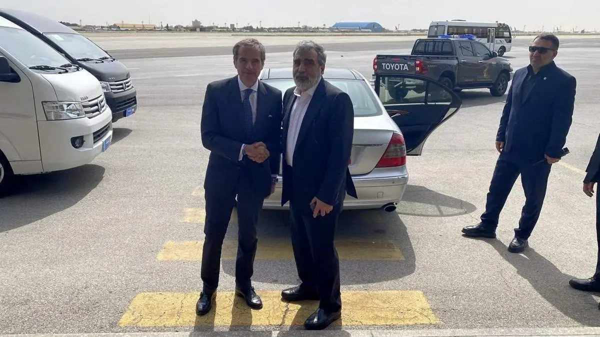 رافائل گروسی تهران را به مقصد وین ترک کرد 