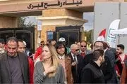 آنجلینا جولی در گذرگاه رفح + عکس 
